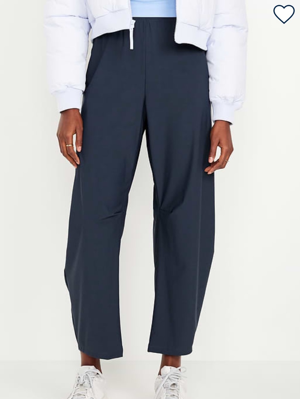 Old Navy Women's Navy Cropped Track Pants